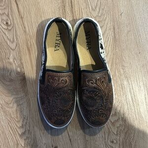 These are Myra slip on sneakers!